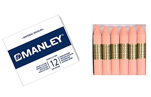 MANLEY MNC04760 Box 12 Wachsmalstifte, carne MANLEY MNC04760 Box 12 Wachsmalstifte, carne von Manley