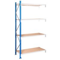 Manorga Anbau-Schwerlastregal EPSIVOL ZR2515604F4S himmelblau, braun 150,0 x 60,0 x 250,0 cm Manorga Anbau-Schwerlastregal EPSIVOL ZR2515604F4S himmelblau, braun 150,0 x 60,0 x 250,0 cm von Manorga