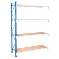 Manorga Anbau-Schwerlastregal EPSIVOL ZR2518604F4S himmelblau, braun 180,0 x 60,0 x 250,0 cm Manorga Anbau-Schwerlastregal EPSIVOL ZR2518604F4S himmelblau, braun 180,0 x 60,0 x 250,0 cm von Manorga