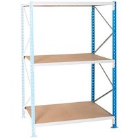 Manorga Anbau-Weitspannregal EPSIVOL ZR2020603F4S blau, braun 200,0 x 60,0 x 200,0 cm Manorga Anbau-Weitspannregal EPSIVOL ZR2020603F4S blau, braun 200,0 x 60,0 x 200,0 cm von Manorga