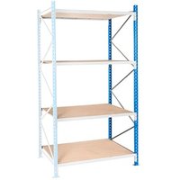 Manorga Anbau-Weitspannregal EPSIVOL ZR2520604NSF4 blau, braun 200,0 x 60,0 x 250,0 cm Manorga Anbau-Weitspannregal EPSIVOL ZR2520604NSF4 blau, braun 200,0 x 60,0 x 250,0 cm von Manorga