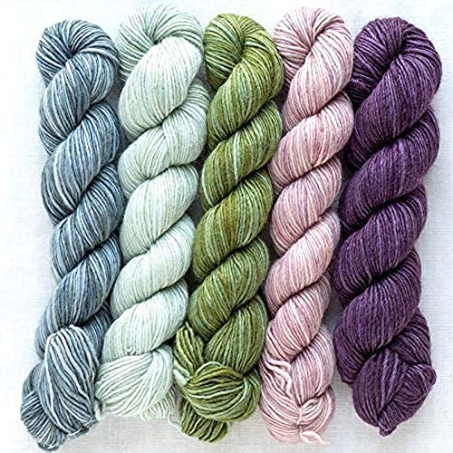 Manos Del Uruguay FISET11 Fino Mini-Skein Sets 11 Lydia, 100g (5 x 20g Knäuel), Seide Wolle, Einheitsgröße von Manos del Uruguay