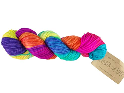 Manos Del Uruguay Garn, Nylon Wolle, AG9275 Locura Flou, Einheitsgröße von Manos del Uruguay