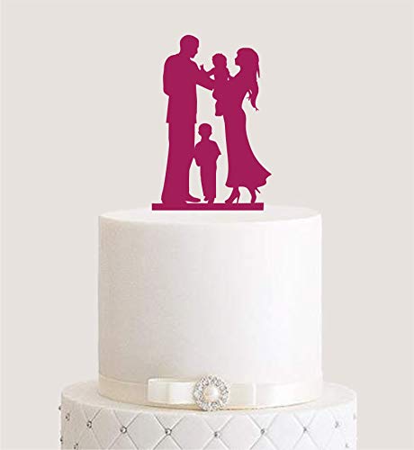 Cake Topper, Tortenstecker, Tortenfigur Acryl, Tortenständer Etagere Hochzeit Hochzeitstorte (Beere) von Manschin Laserdesign