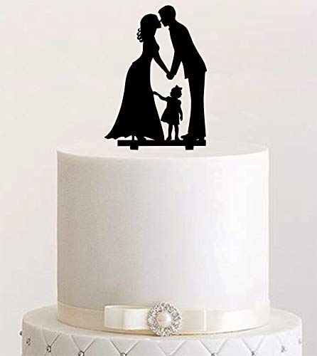 Cake Topper, Tortenstecker, Tortenfigur Acryl, Tortenständer Etagere Hochzeit Hochzeitstorte Art.Nr. 5125 von Manschin Laserdesign
