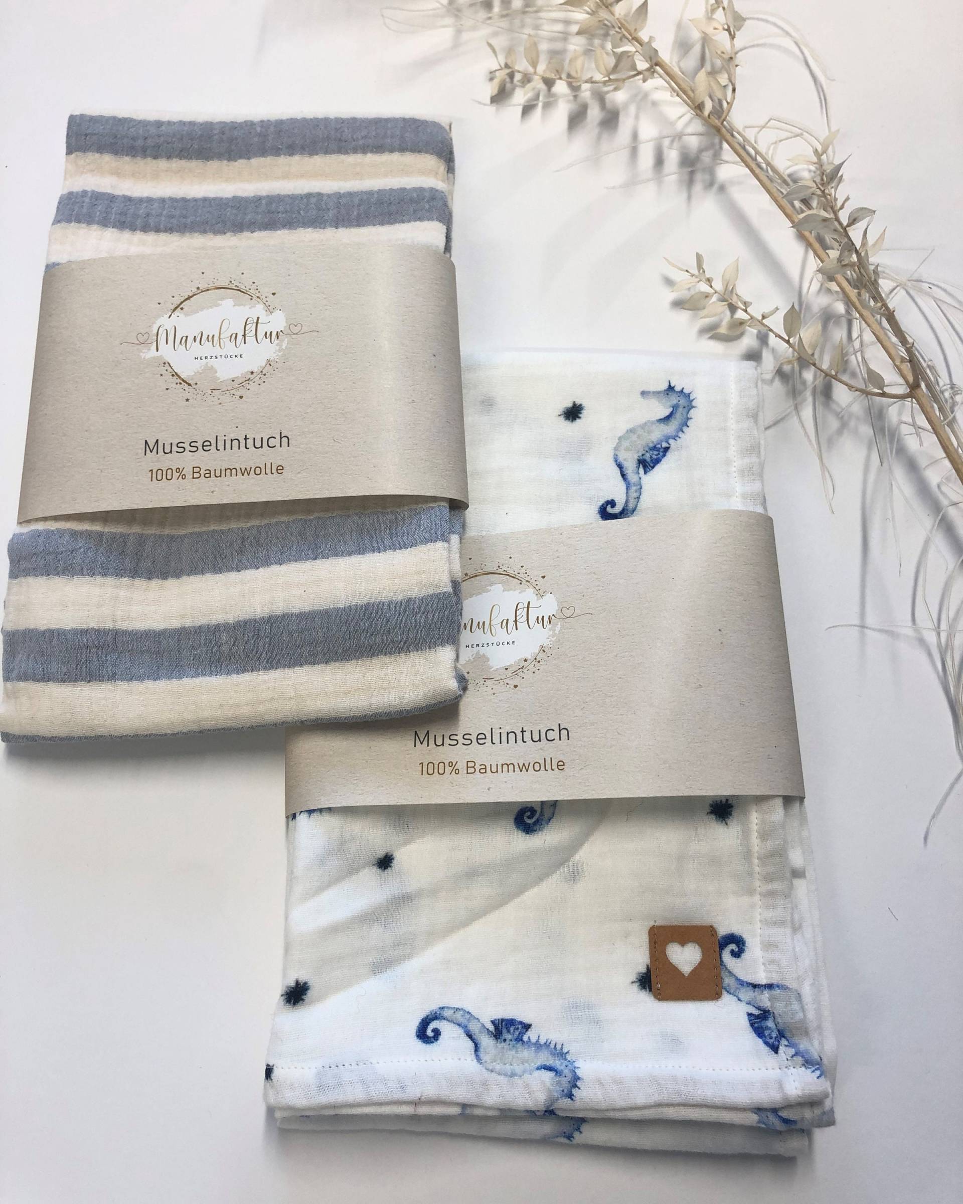 Musselintuch/Spucktuch/ Pucktuch/ Babytuch/ Kuscheltuch/ Bio Musselin/ Double Gauze Musselintuch/Spucktuch/ Pucktuch/ Babytuch/ Kuscheltuch/ Bio Musselin/ Double Gauze von ManufakturHerzstueck