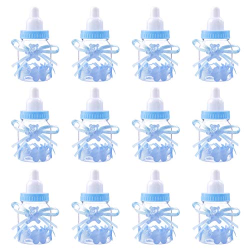 MaoXinTek Süßigkeiten Flasche Wiederverwendbar Candy Flaschen Geschenkbox Baby Candy BoxFavors Dekorationfür Babydusche Party Taufe 12 Stück Blau MaoXinTek Süßigkeiten Flasche Wiederverwendbar Candy Flaschen Geschenkbox Baby Candy BoxFavors Dekorationfür Babydusche Party Taufe 12 Stück Blau von MaoXinTek