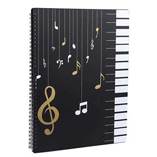 Notenmappe für Notenblätter beim Spielen A4 Größe Papier Dokumente Halter Aufbewahrung 30 Taschen Clef, Musik Tabelle Datei Ordner, Kunststoff Konzert-Chorfolder für Musiker und Band Music Note Notenmappe für Notenblätter beim Spielen A4 Größe Papier Dokumente Halter Aufbewahrung 30 Taschen Clef, Musik Tabelle Datei Ordner, Kunststoff Konzert-Chorfolder für Musiker und Band Music Note von MaoXinTek