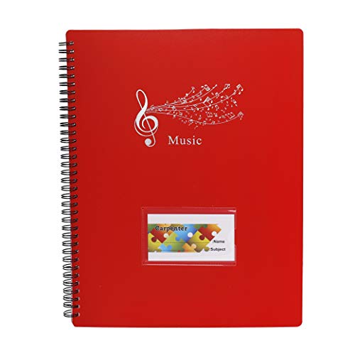 Notenmappe für Notenblätter beim Spielen A4 Größe Papier Dokumente Halter Aufbewahrung 40 Taschen Clef, Musik Tabelle Datei Ordner, Kunststoff Konzert-Chorfolder für Musiker und Band Music Note Notenmappe für Notenblätter beim Spielen A4 Größe Papier Dokumente Halter Aufbewahrung 40 Taschen Clef, Musik Tabelle Datei Ordner, Kunststoff Konzert-Chorfolder für Musiker und Band Music Note von MaoXinTek
