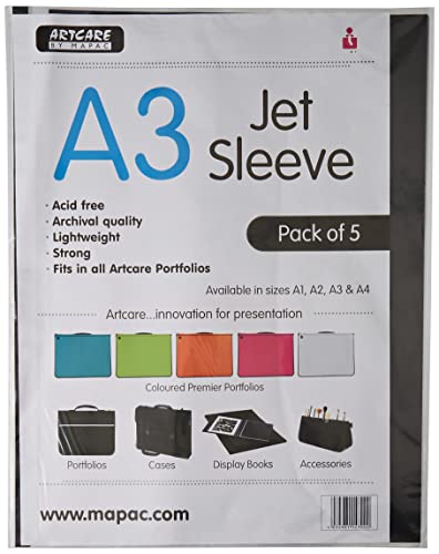 Mapac: A3 Jet Archival Portfolio Sleeve: 5er Pack von Artcare