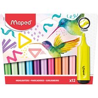 maped Fluo Peps Textmarker farbsortiert, 12 St. von Maped