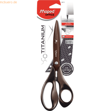 12 x Maped Schere Expert Titanium 21cm auf Blisterkarte 12 x Maped Schere Expert Titanium 21cm auf Blisterkarte von Maped