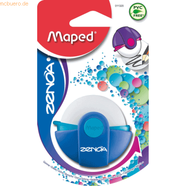 25 x Maped Radierer Zenoa Plastik 70x23x70mm Blister von Maped