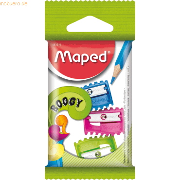 30 x Maped Spitzer Boogy 7,4mm farbig sortiert 3 Stück in Blisterverpa 30 x Maped Spitzer Boogy 7,4mm farbig sortiert 3 Stück in Blisterverpa von Maped