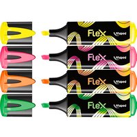 maped FLUO PEPS FLEX Textmarker farbsortiert, 4 St. von Maped