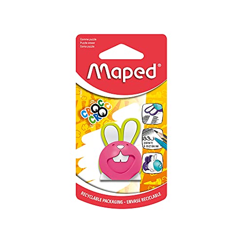 Maped 15801 - Radierer CROC CROC Hase - grün/ türkis, türkis/ lila, pink/grün,1x Radierer Maped 15801 - Radierer CROC CROC Hase - grün/ türkis, türkis/ lila, pink/grün,1x Radierer von Maped