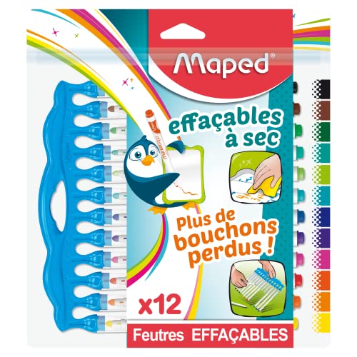 Maped 741845 Whiteboard-Marker Marker'Peps Innovation, 12er Set von Maped
