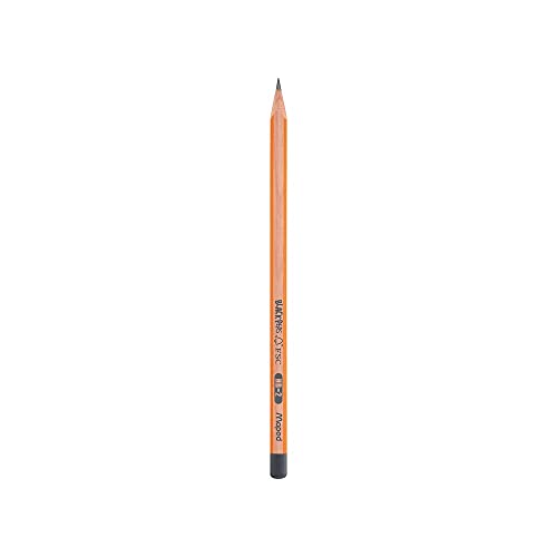 Maped Bleistift BLACK'PEPS, Härtegrad: HB, 1 Stück, 850021, dunkelgrau/orange von Maped