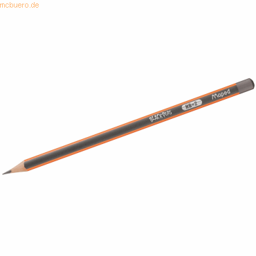 12 x Maped Bleistift Black'Peps Classic HB dunkelgrau/orange von Maped
