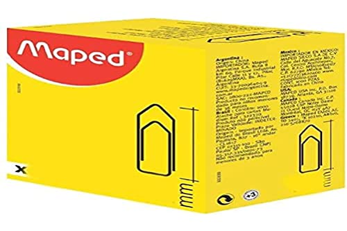 Maped Büroklammern Medium, 32 mm, Inhalt: 1.000 Stück VE=1 von Maped