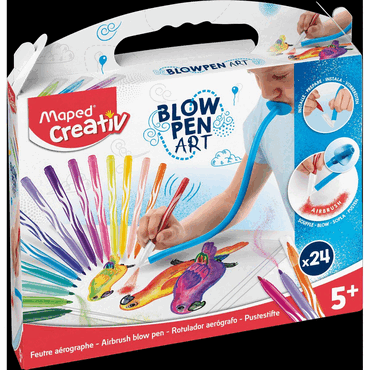 Maped Faserschreiber Pustestift-Set BLOW PEN 'Art' - 24er Kartonetui. von Maped