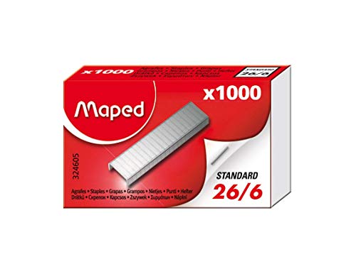 Maped Heftklammern 26/6, verzinkt, Kleinpackung VE=3 Maped Heftklammern 26/6, verzinkt, Kleinpackung VE=3 von Maped
