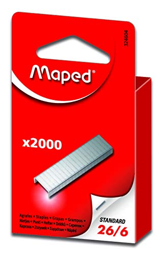 Maped Heftklammern N Grad, 26/6 x 2000 von Maped