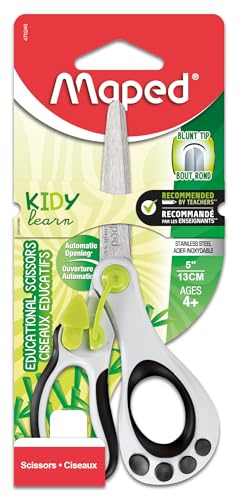 Maped Koopy 470249 Lernschere, für Kinder, 12,7 cm, stumpfe Spitze, für Rechtshänder Maped Koopy 470249 Lernschere, für Kinder, 12,7 cm, stumpfe Spitze, für Rechtshänder von Maped
