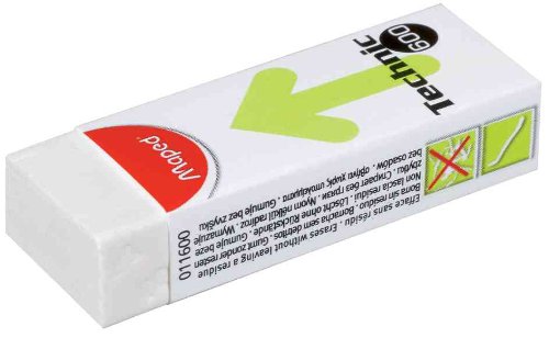 Maped Kunststoff-Radierer Technic 600, weiß VE=6 Maped Kunststoff-Radierer Technic 600, weiß VE=6 von Maped