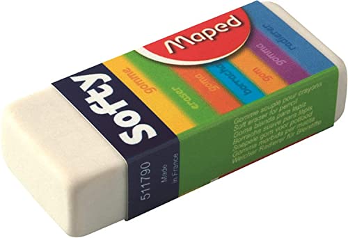 Maped M021792 - Radierer Softy, 2-er Set, weiß Maped M021792 - Radierer Softy, 2-er Set, weiß von Maped