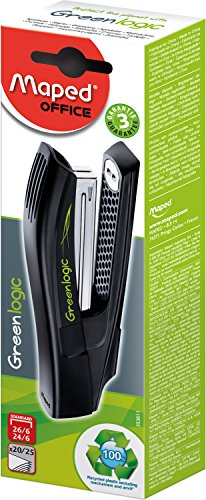 Maped M353611 - Hefter Greenlogic Full Strip, bis 25 Blatt, schwarz, 1 Stück Maped M353611 - Hefter Greenlogic Full Strip, bis 25 Blatt, schwarz, 1 Stück von Maped