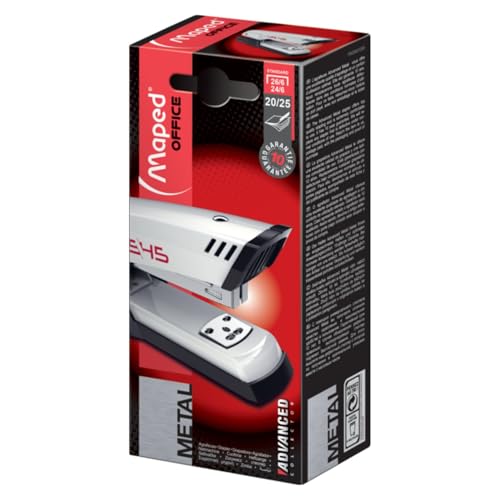 Maped M354513 - Hefter Advanced Collector aus Metall bis 25 Blatt, weiß Maped M354513 - Hefter Advanced Collector aus Metall bis 25 Blatt, weiß von Maped