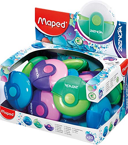 Maped M511320 Radierer Zenoa, Plastik, 70 x 23 mm, 20er Packung Maped M511320 Radierer Zenoa, Plastik, 70 x 23 mm, 20er Packung von Maped