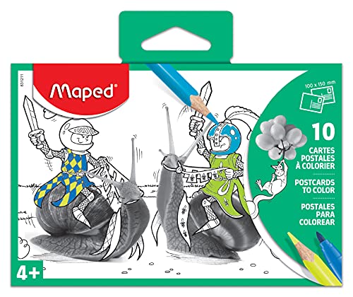 Maped Malvorlagen Postkarten (10 Postkarten) von Maped Helix USA