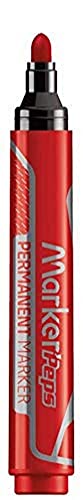 Maped Permanent Marker Jumbo Rundspitze Farbe Rot Box mit 12 Stück von Maped