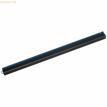 Maped Schneidelineal Quadra eloxiertes Aluminium 100 cm schwarz/blau B von Maped