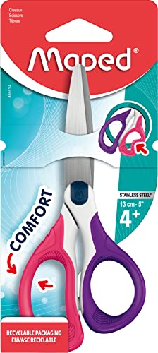Maped - Schul- und Bastel-Schere SENSOFT 13 cm - asymmetrisch - abgerundete Klingen - zufällige Farbauswahl Maped - Schul- und Bastel-Schere SENSOFT 13 cm - asymmetrisch - abgerundete Klingen - zufällige Farbauswahl von Maped
