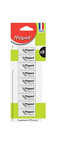 Maped Technic 300 011309 9 Stück Radiergummis Maped Technic 300 011309 9 Stück Radiergummis von Maped