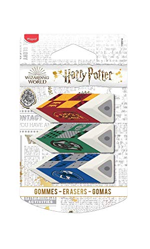 Maped - ergonomischer, effizienter, dreieckiger Radierer HARRY POTTER Pyramide - 3 Stück - rot/grün/blau, Mehrfarbig Maped - ergonomischer, effizienter, dreieckiger Radierer HARRY POTTER Pyramide - 3 Stück - rot/grün/blau, Mehrfarbig von Maped