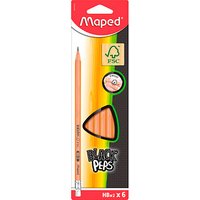 maped BLACK'PEPS Bleistifte HB naturbelassen 6 St. von Maped