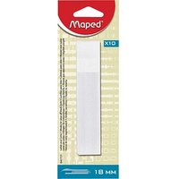 maped Cuttermesser-Klingen silber 18,0 mm, 10 St. von Maped