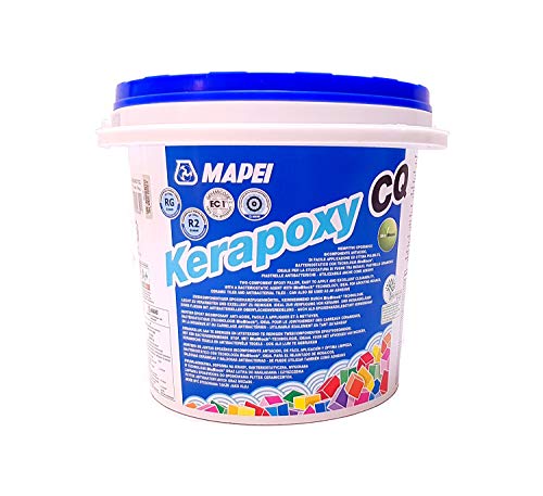 MAPEI Kerapoxy CQ Epoxidharz Fugenmörtel Fliesen Mörtel Fugen Epoxi 3 KG (Nr 113 Zementgrau) von Mapei