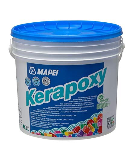 MAPEI Kerapoxy Epoxidharz Fugenmörtel für fliesen 2K 5 kg (Weiß Nr 100) von Mapei