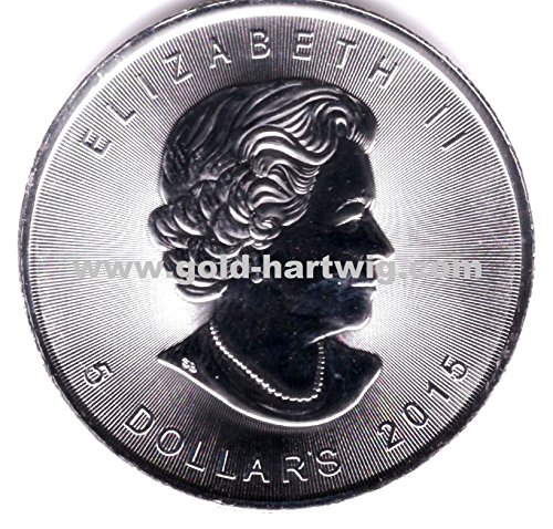 Canada / Kanada Maple Leaf 2015 Silverdollar 5$ 1 Unze Feinsilber (31,1g) Silberunze von Maple Leaf
