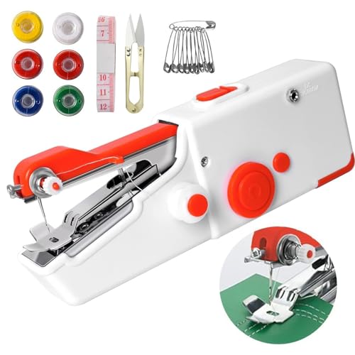 Handnähmaschine Tragbarkeit Sewing MachineMini Tragbare Elektrische NähmaschineSchnell Nähende Nähmaschine Reisenähmaschine Für Erwachsene, Nähen Von Kleidung, Heimwerken, Familienreisen Handnähmaschine Tragbarkeit Sewing MachineMini Tragbare Elektrische NähmaschineSchnell Nähende Nähmaschine Reisenähmaschine Für Erwachsene, Nähen Von Kleidung, Heimwerken, Familienreisen von Maple Plentiful