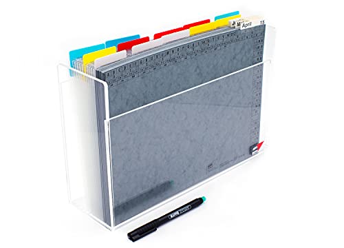 MAPPEI Clean Desk Set -Small+T-, Wiedervorlage nach Tagen und Monaten - Box aus Acryl von Mappei