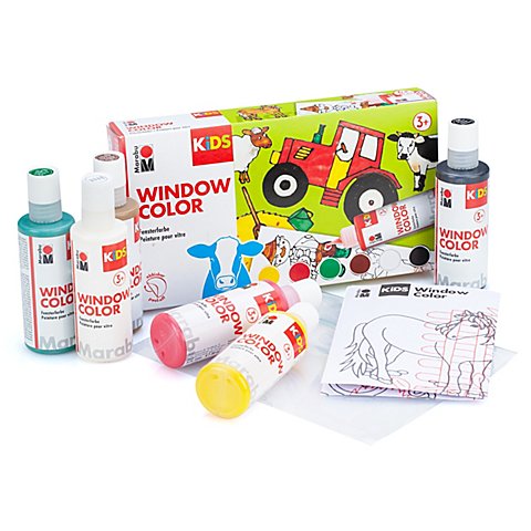 Marabu KIDS Window Color "Farm", 6x 80 ml Marabu KIDS Window Color "Farm", 6x 80 ml von Marabu Kids