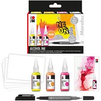 3 Marabu Neon Alkoholtinten-Set farbsortiert 3 Marabu Neon Alkoholtinten-Set farbsortiert von Marabu