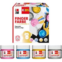 4 Marabu KiDS Sternenglanz Fingerfarben farbsortiert 4 Marabu KiDS Sternenglanz Fingerfarben farbsortiert von Marabu