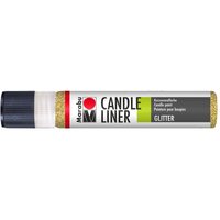 Candle Liner - Glitter-Gold von Gold